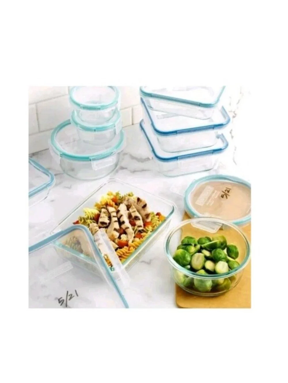 Snapware Pyrex 18-Piece Glass Food Storage Set